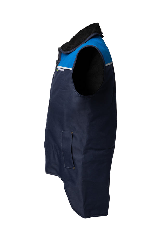 Stormforce Blue Sleeveless Vest | Fishing vest | Kaiwaka Clothing