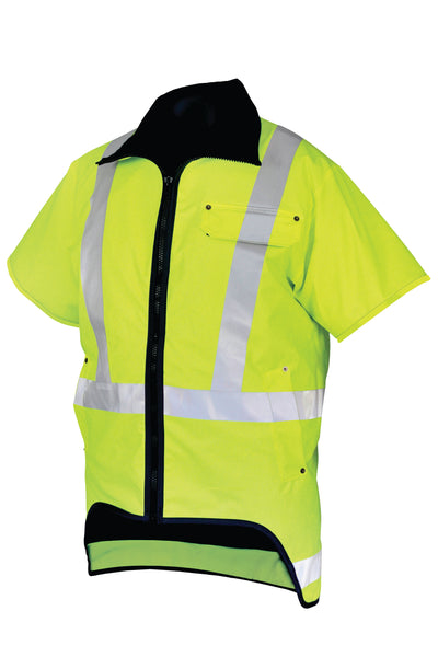 Tufflex High-viz short sleeve vest | Kaiwaka Clothing